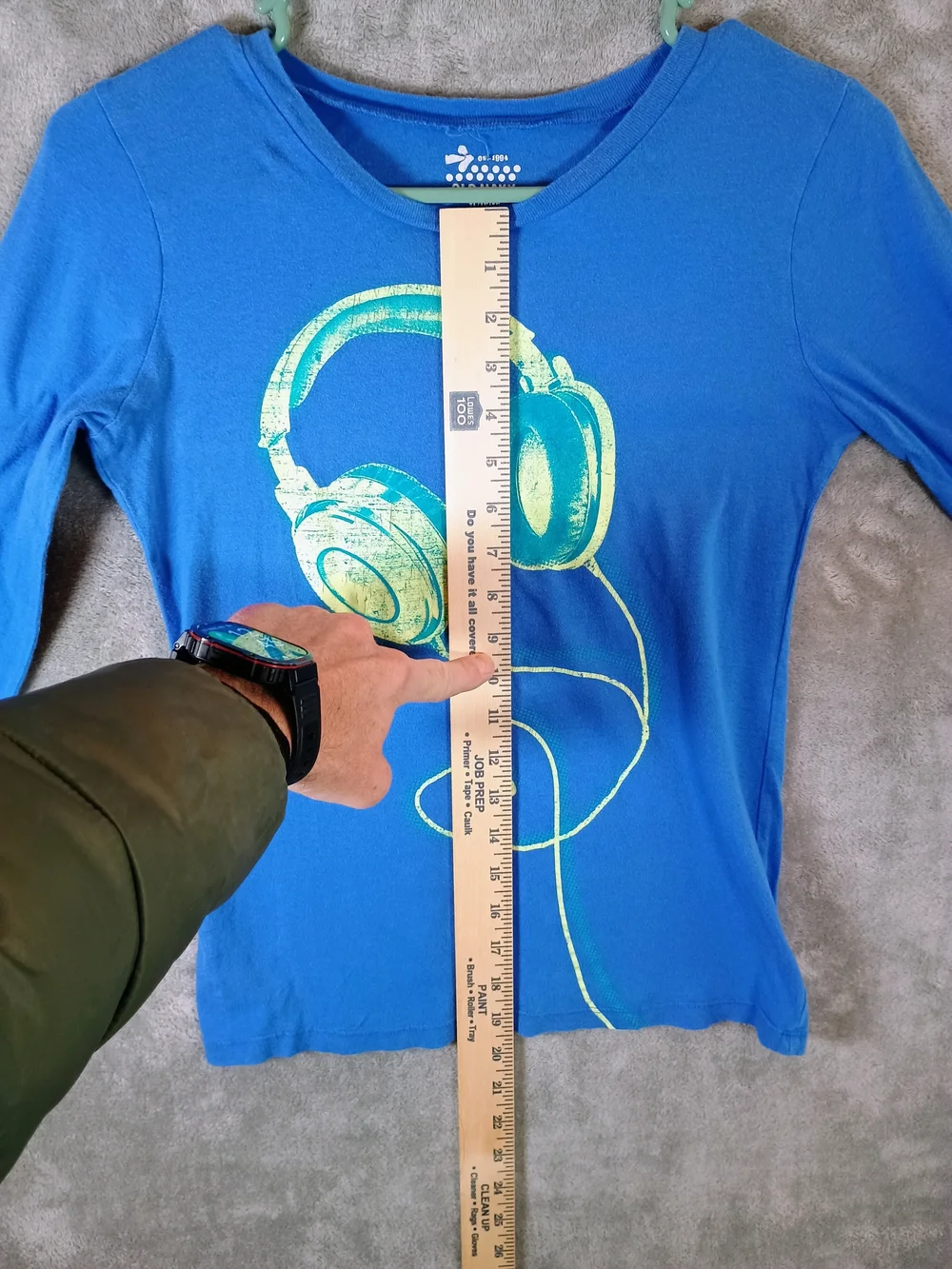 Old Navy Blue Graphic Crewneck Tee 14/16